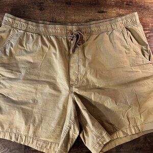American Eagle - Khaki Drawstring Casual Shorts - Size XXL